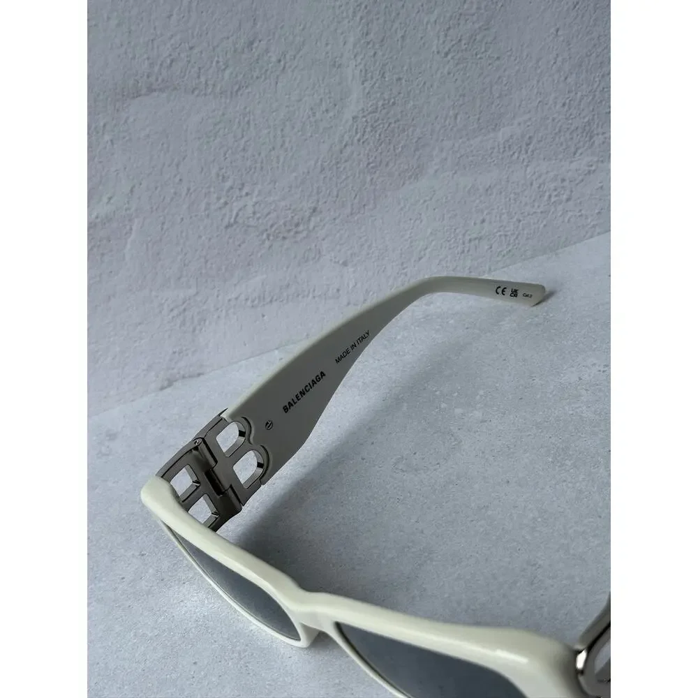 NEW Balenciaga BB0096S Dynasty Sunglasses in White